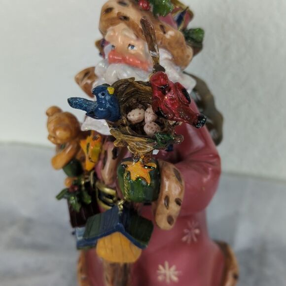 Ceramic Santa Claus Figurine Wonderful Detail! 10" Tall - Picture 6 of 17